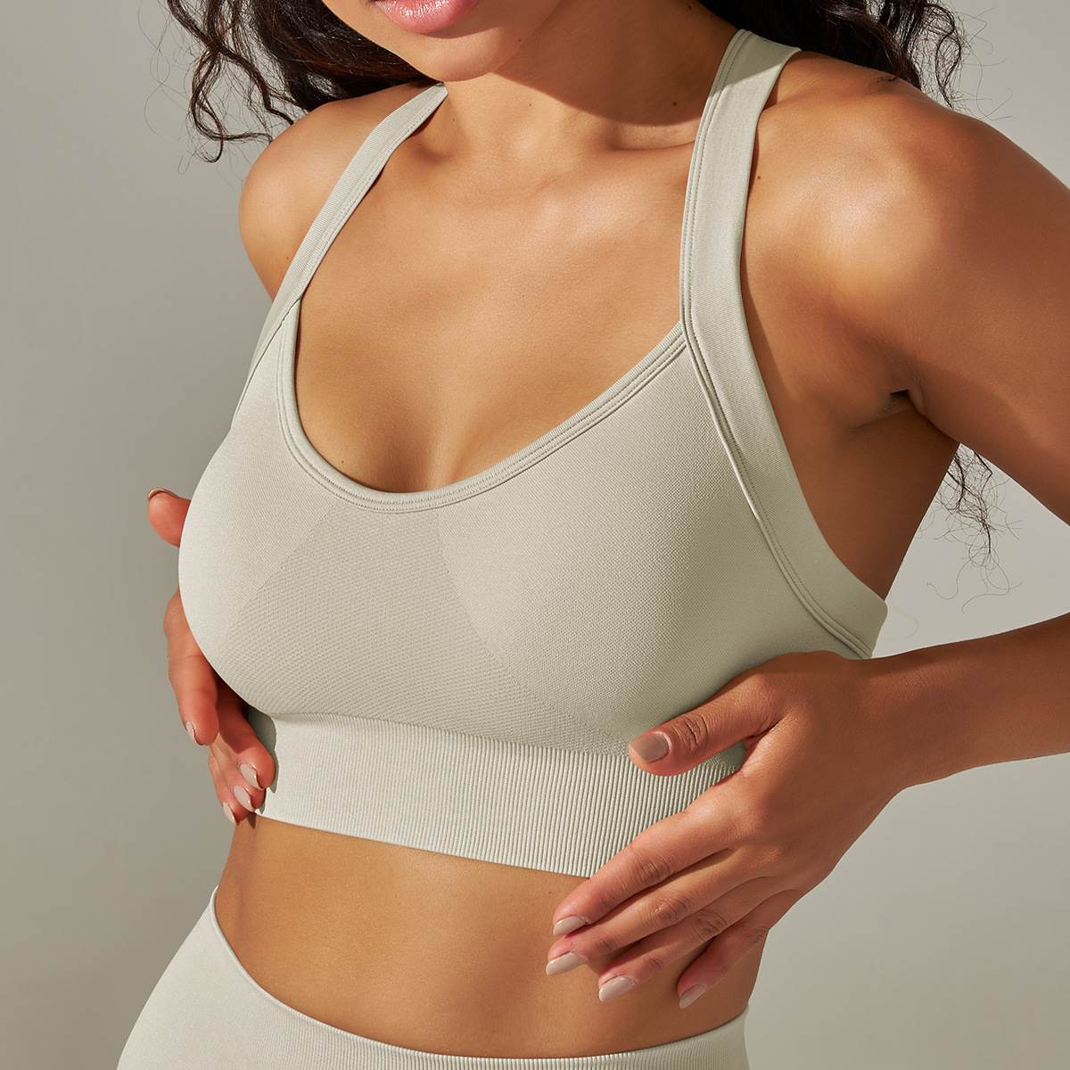 Knitted Yoga Sports Bra