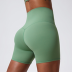 High Waist Sculpting Yoga Shorts