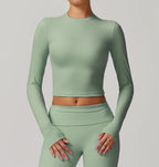 Slim Fit Long Sleeve Yoga Wear