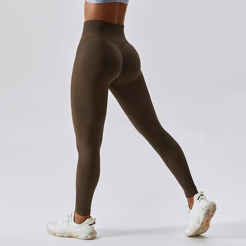 Seamless High Waist Peach Yoga Pants
