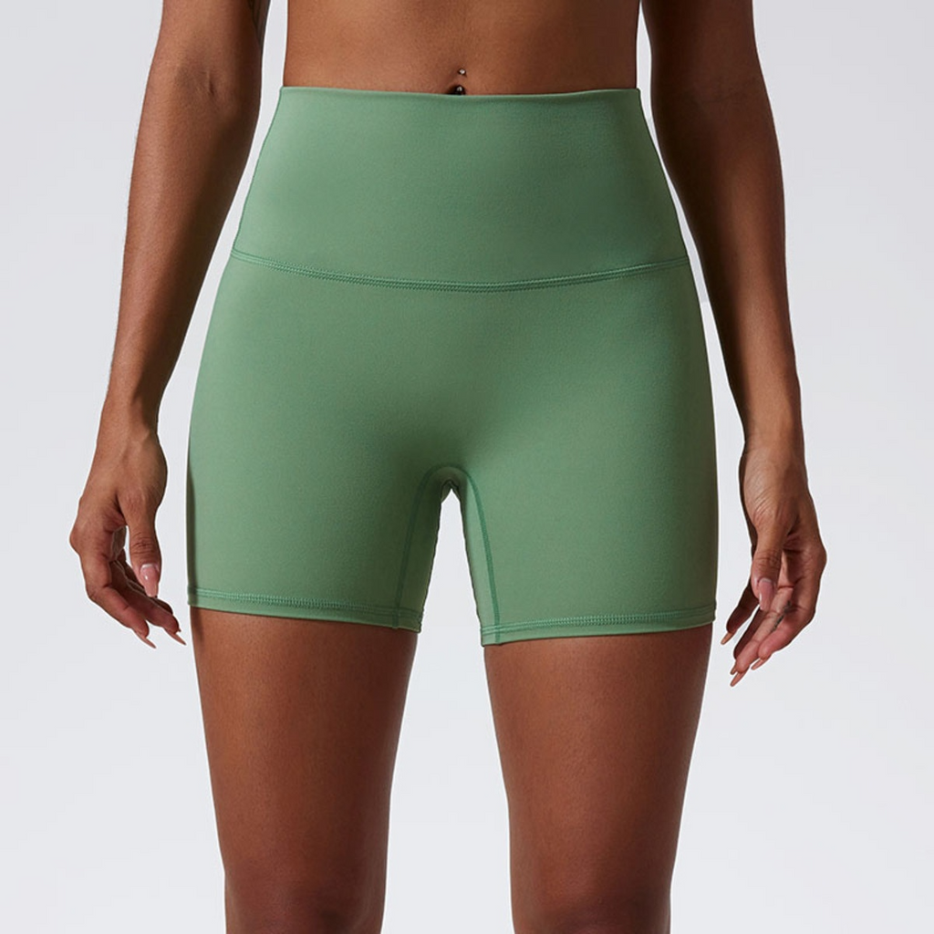 High Waist Sculpting Yoga Shorts