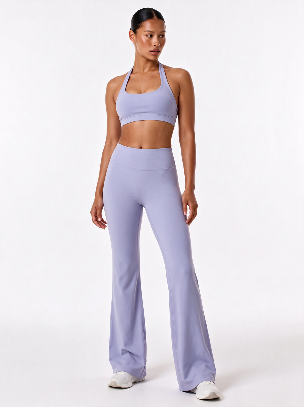 Sculpt Halter Wide-Leg Set