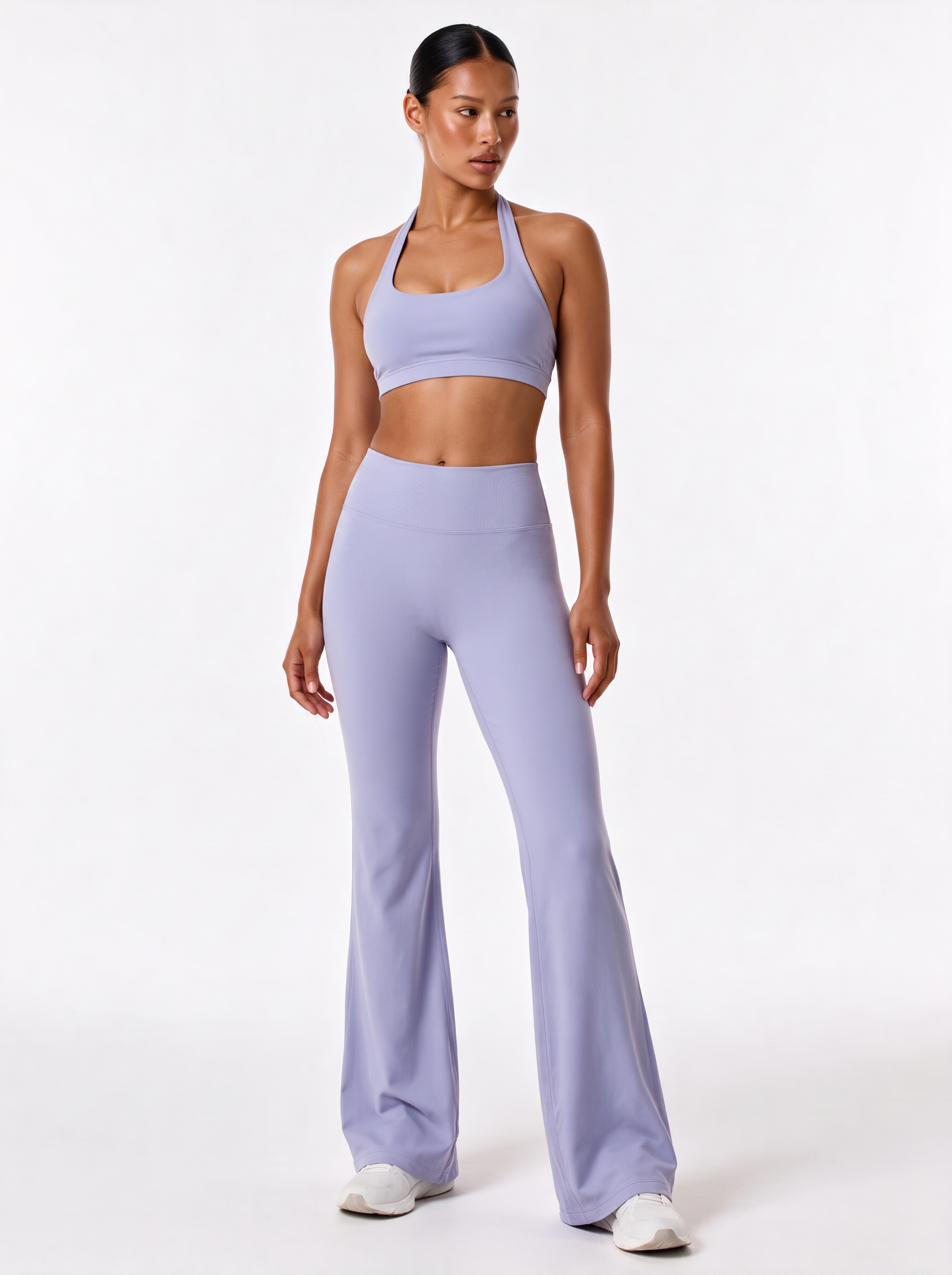 Sculpt Halter Wide-Leg Set