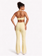 Sculpt Halter Wide-Leg Set