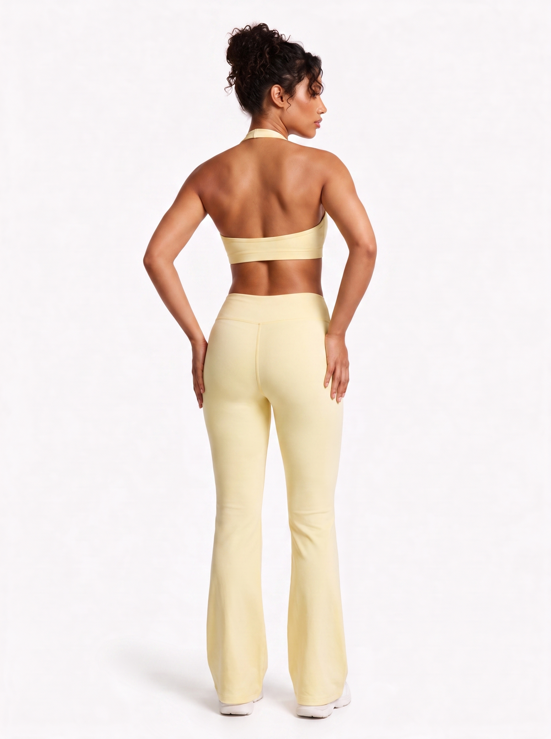 Sculpt Halter Wide-Leg Set