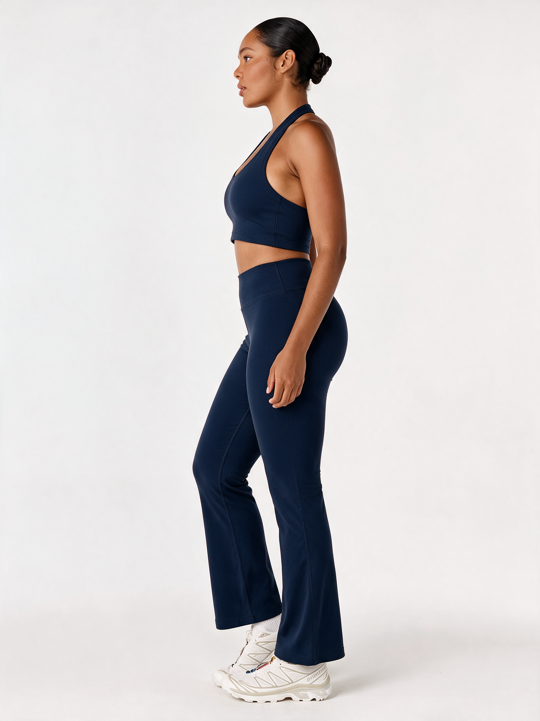 Sculpt Halter Wide-Leg Set