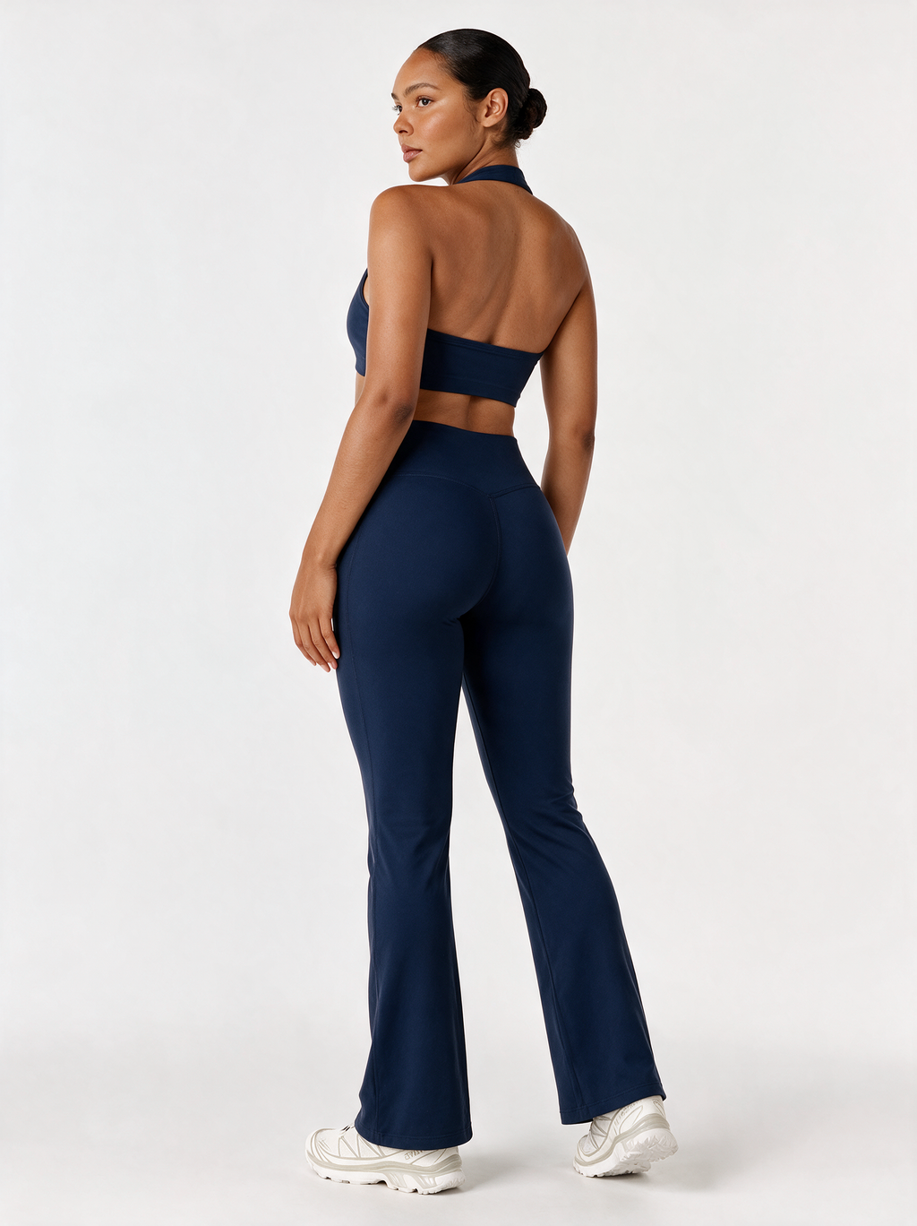 Sculpt Halter Wide-Leg Set